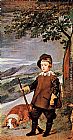 Diego Rodriguez de Silva Velazquez Prince Baltasar Carlos as Hunter painting